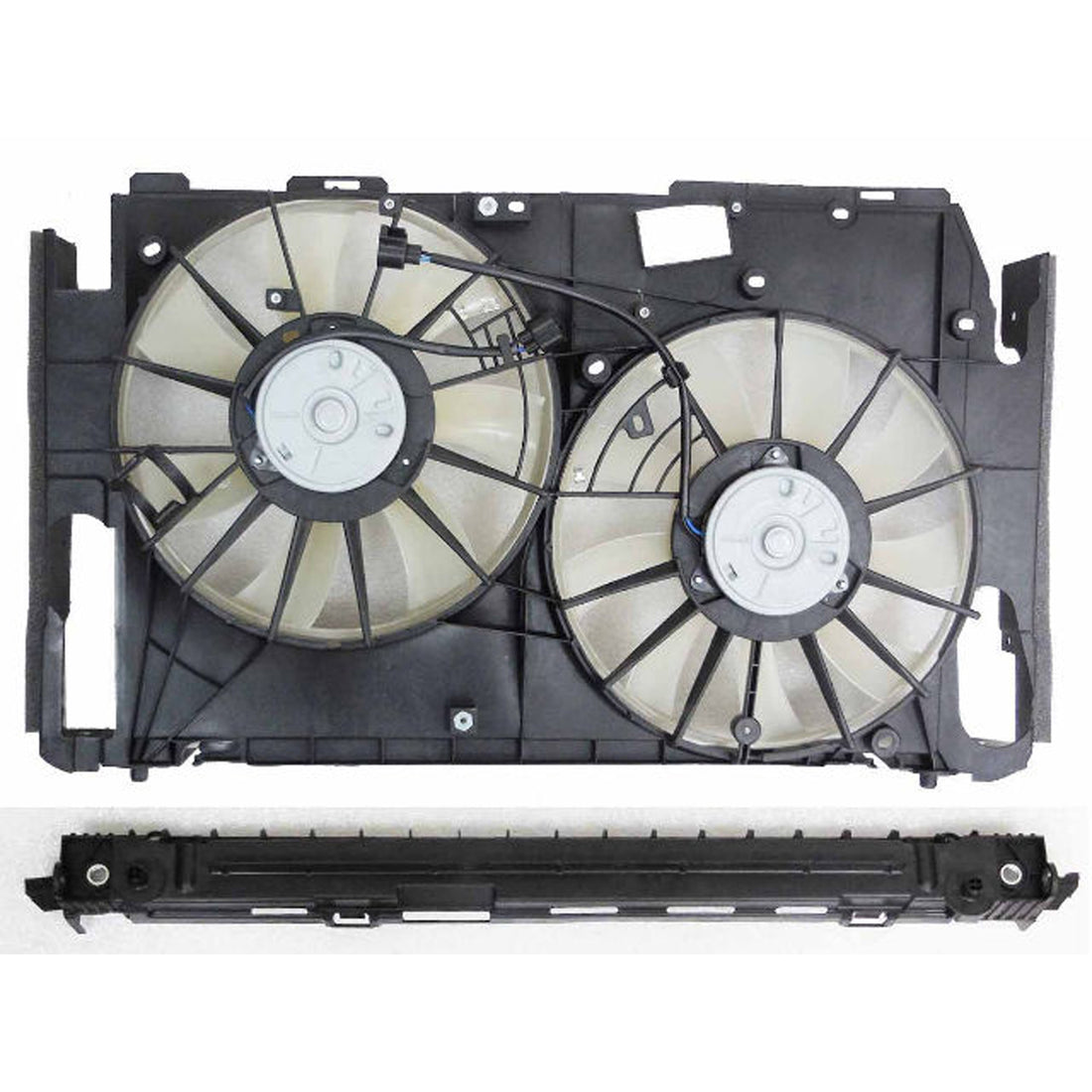 Radiator cooling fan assy 2009 - 2011 TOYOTA RAV4 TO3115174 1671131270-PFM