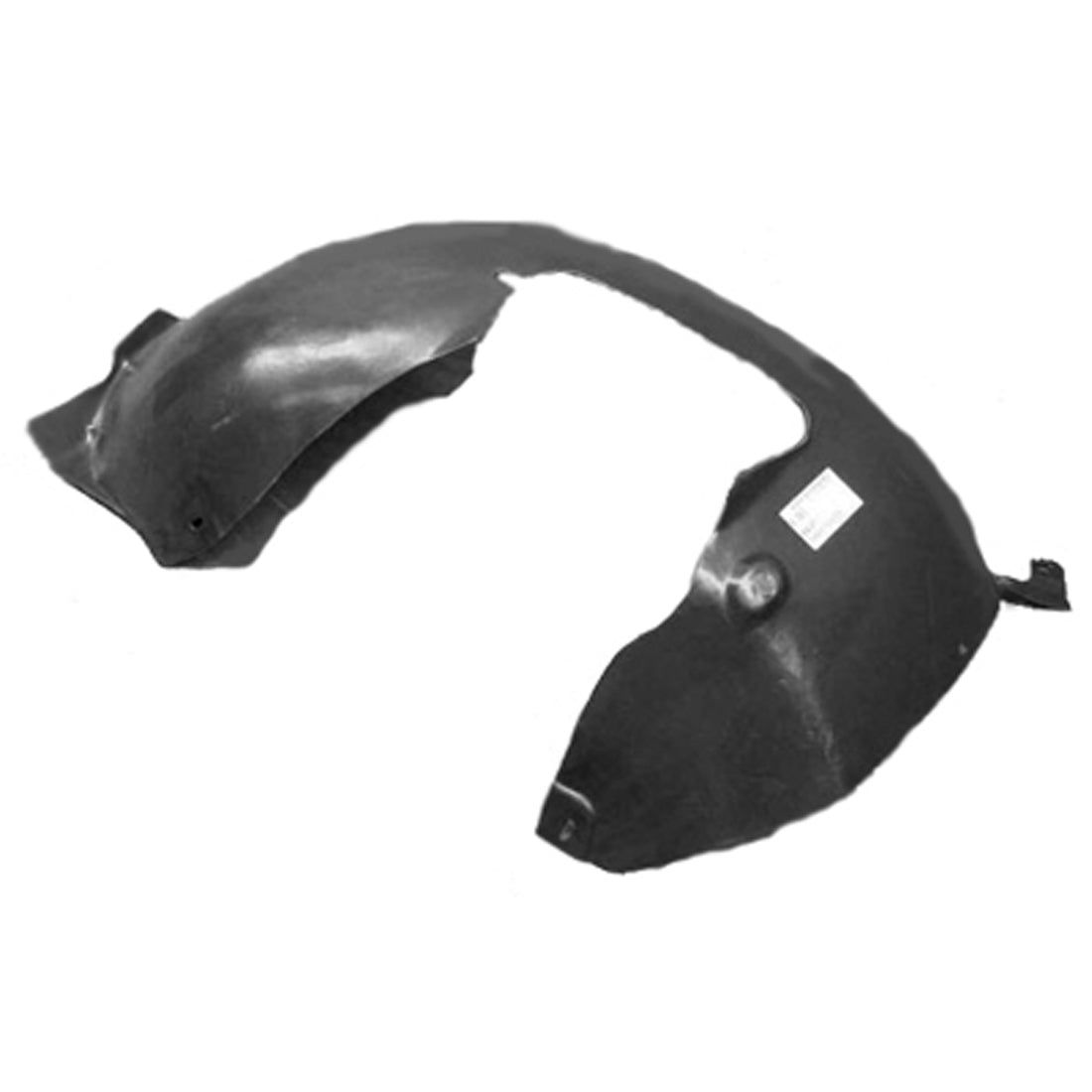Left Side Rear fender liner 2007 - 2007 VOLKSWAGEN EOS VW1762100 1Q0805977A