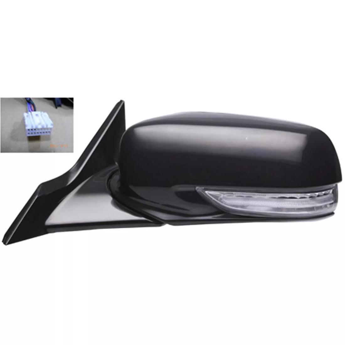 Left Side Mirror outside rear view 2009 - 2014 ACURA TL AC1320113 76250TK4A01ZD