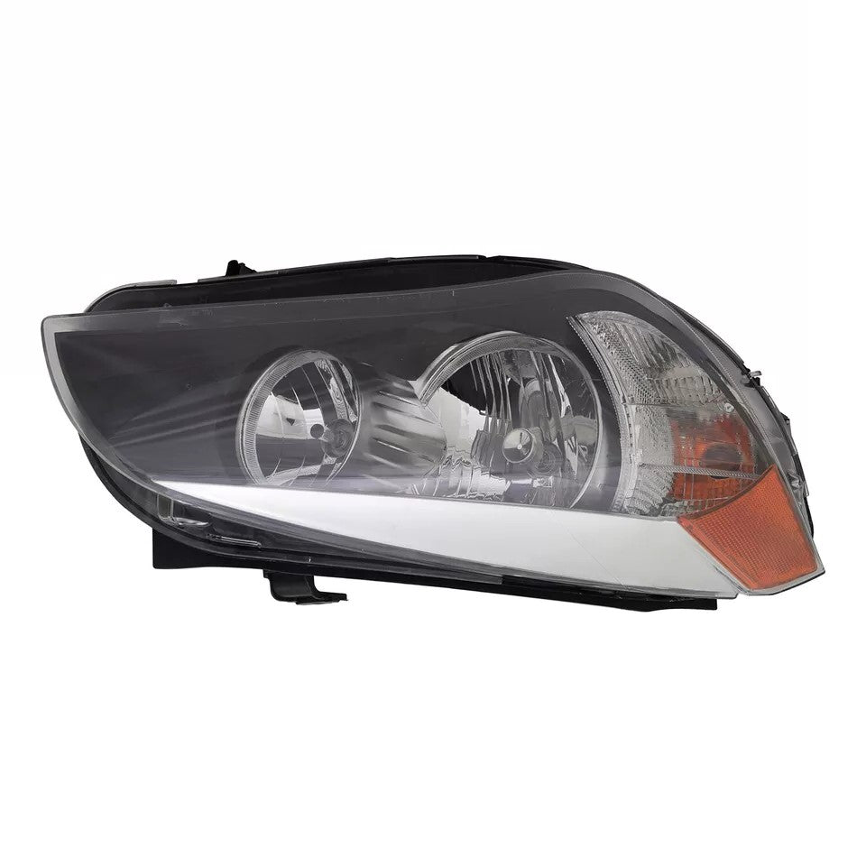 Lente/carcasa del faro delantero derecho 2013 - 2015 BMW X1 CAPA BM2519151C 63117290238