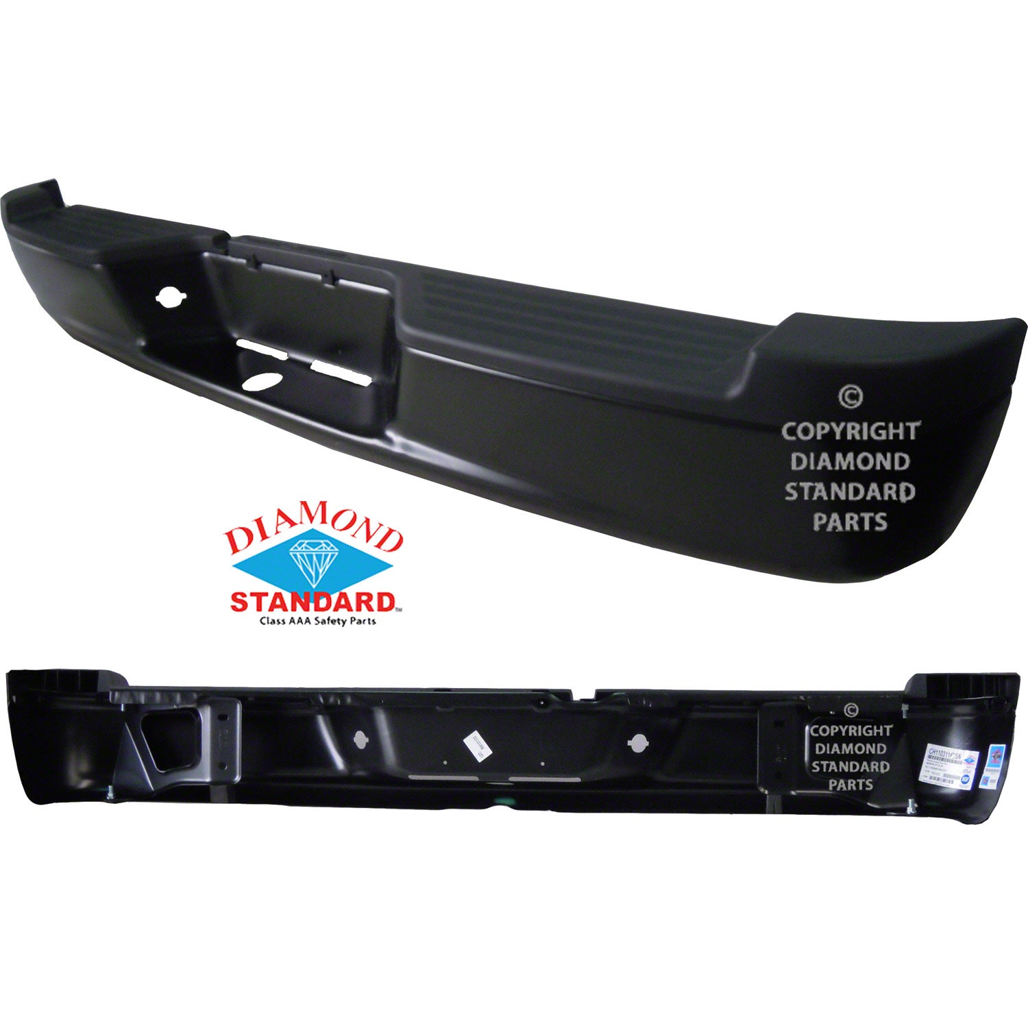 Rear bumper assembly 2005 - 2010 DODGE DAKOTA CAPA CH1103114DSC 55077652AB-PFM