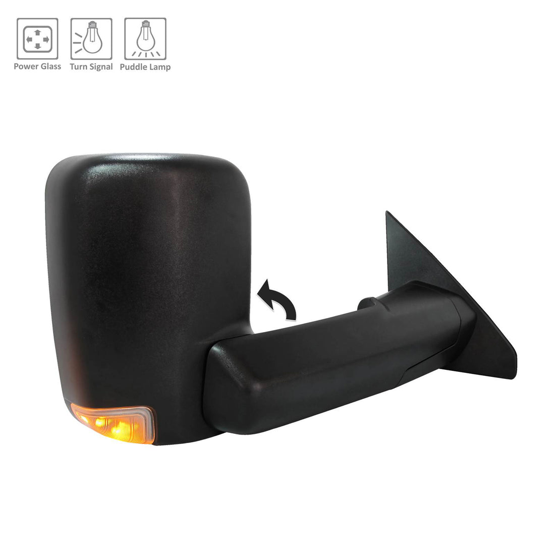 Right Side Mirror outside rear view 2019 - 2024 RAM 1500 CH1321459 68276470AE