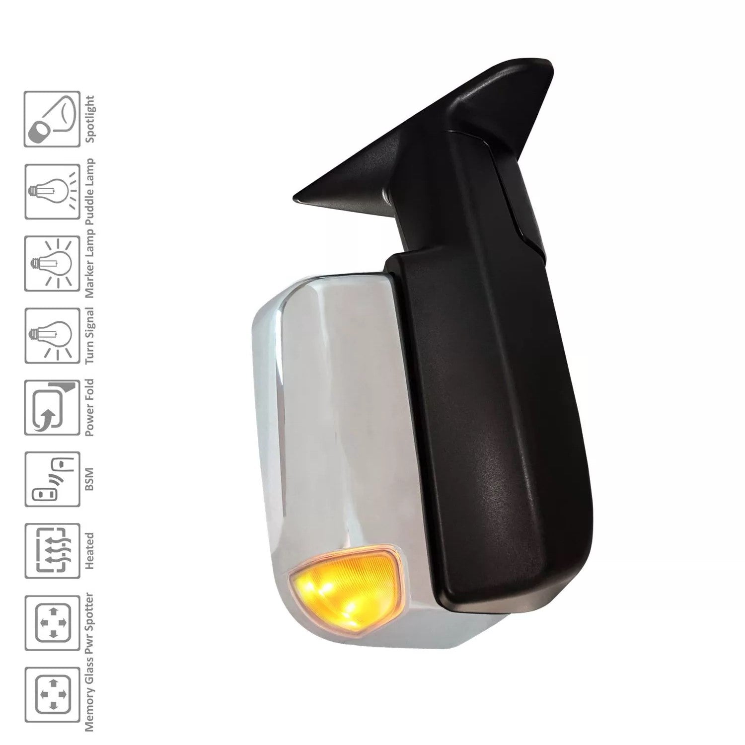 Espejo retrovisor exterior derecho 2019 - 2022 RAM 2500 CH1321490 68374946AD