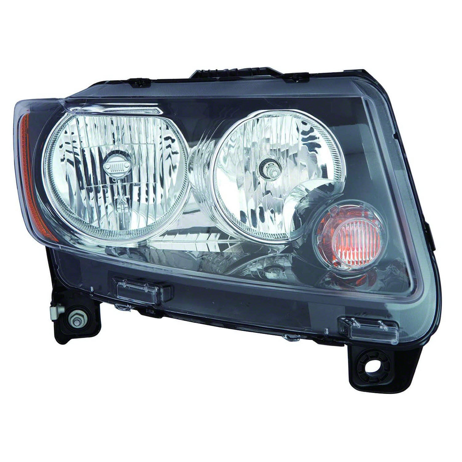 Right Side Headlamp assy composite 2013 - 2017 JEEP COMPASS RECONDITIONED CH2503246R 68171214AC