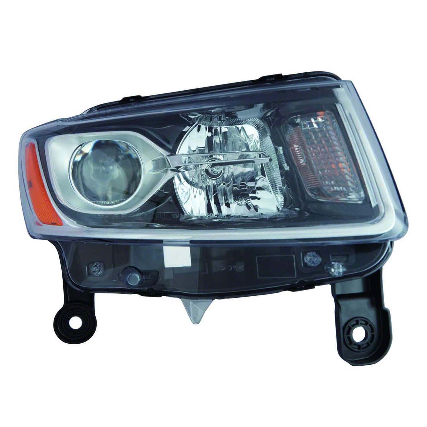 Right Side Headlamp assy composite 2014 - 2016 JEEP GRAND CHEROKEE RECONDITIONED CH2503247R 68110996AF