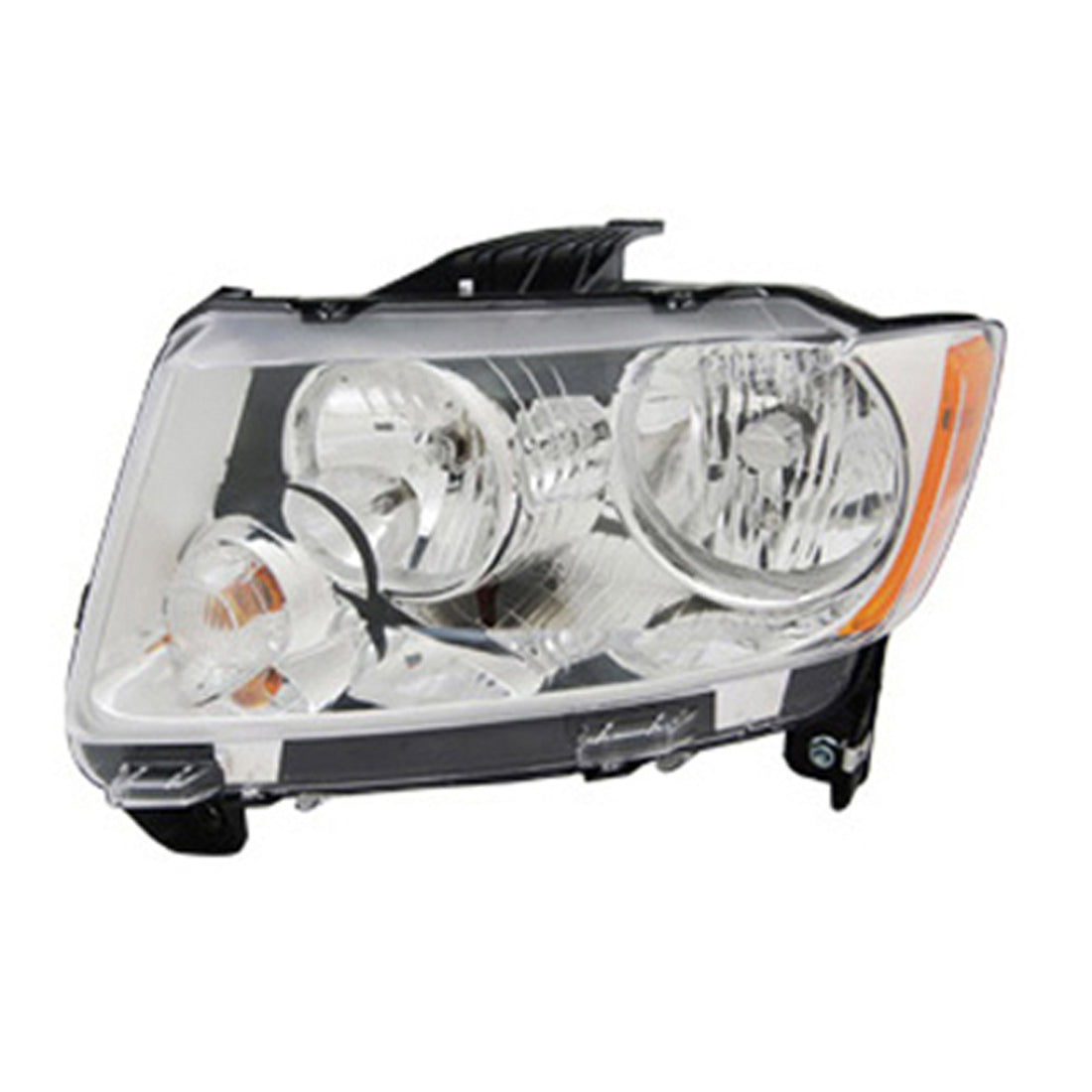 Left Side Headlamp lens/housing 2011 - 2013 JEEP COMPASS RECONDITIONED CH2518139R 68088869AD