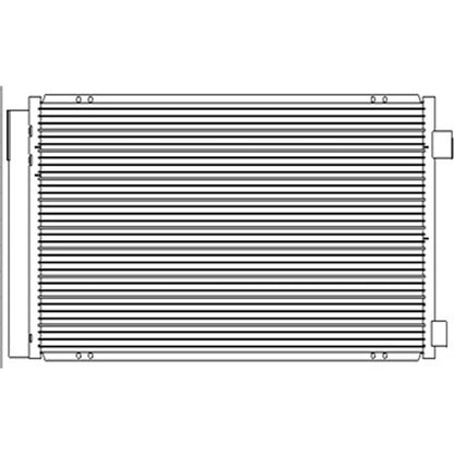 Air conditioning condenser 2017 - 2022 JEEP COMPASS  CND30093 68273402AB