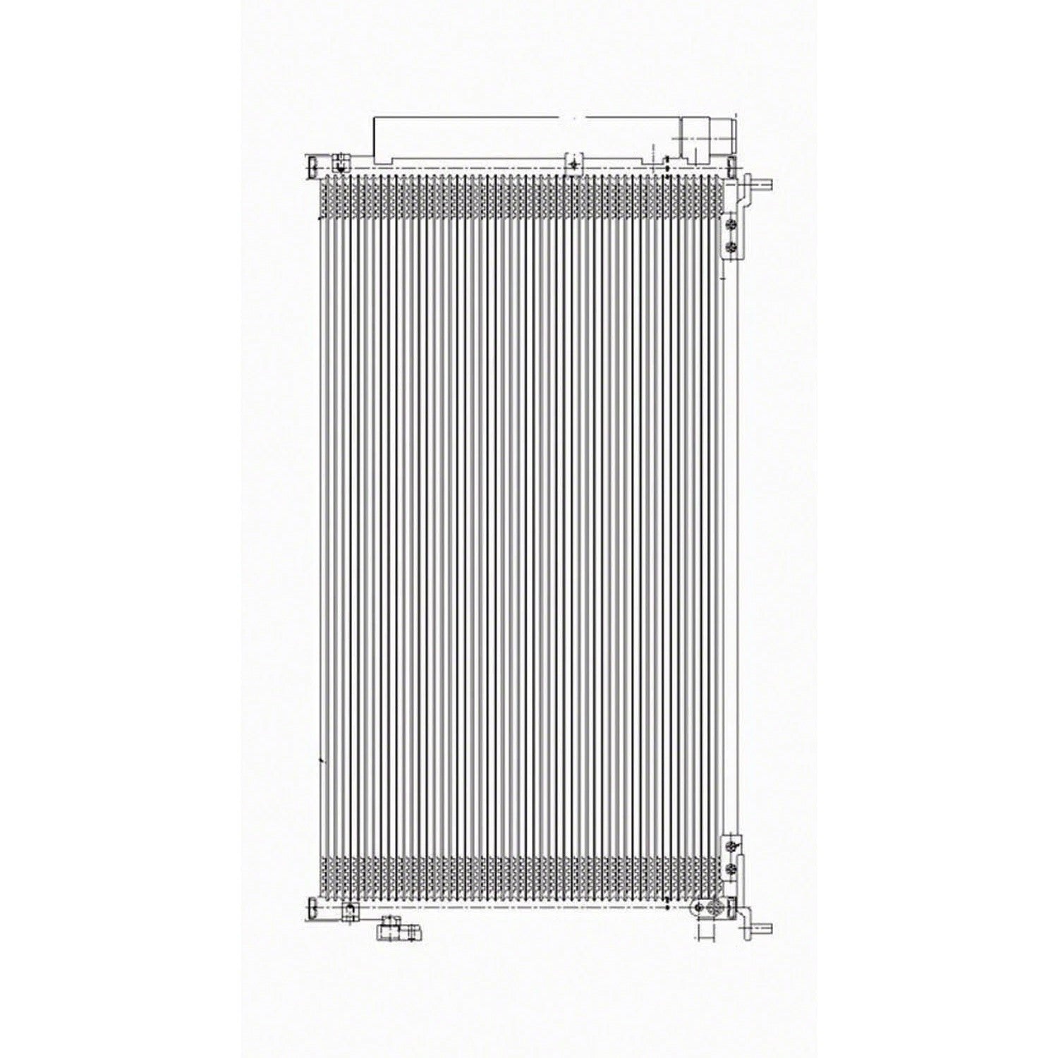 Condensador de aire acondicionado 2006 - 2011 HONDA CIVIC HO3030143 80102SVAA03