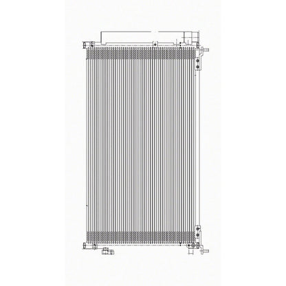 Condensador de aire acondicionado 2006 - 2011 HONDA CIVIC HO3030143 80102SVAA03