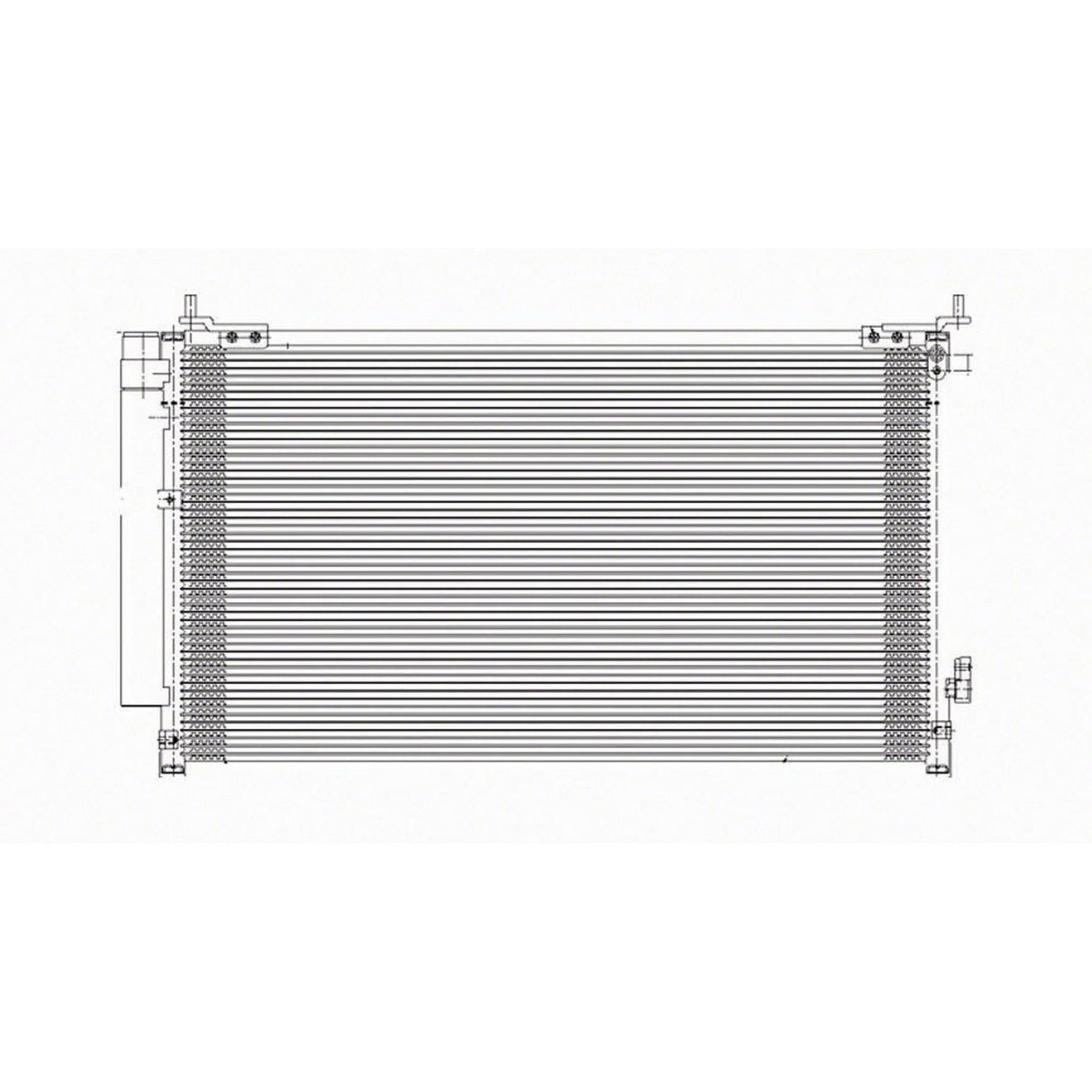 Condensador de aire acondicionado 2006 - 2011 HONDA CIVIC HO3030143 80102SVAA03