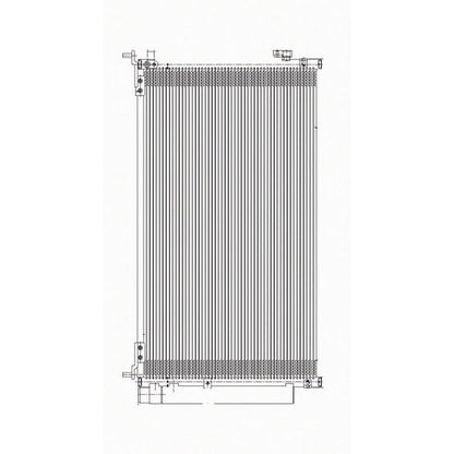 Condensador de aire acondicionado 2006 - 2011 HONDA CIVIC HO3030143 80102SVAA03