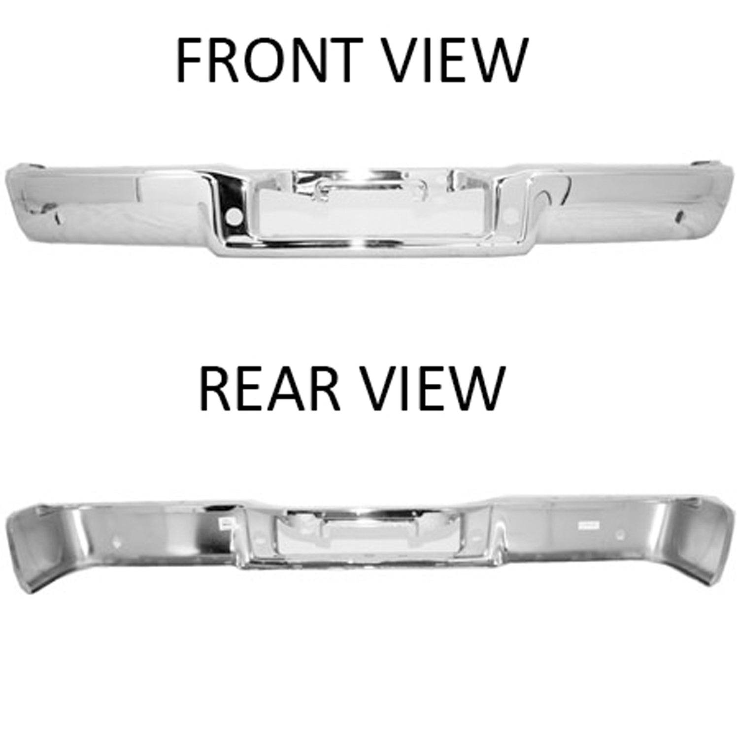 Rear bumper face bar 2005 - 2006 FORD F-150  FO1102348 4L3Z17906BA