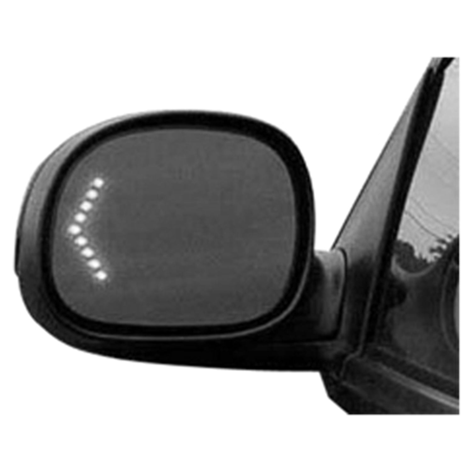 Left Side Mirror outside rear view 1998 - 1999 FORD F-150  FO1320215 YL3Z17683DAA