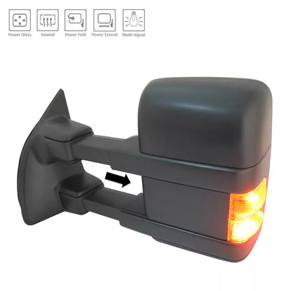 Left Side Mirror outside rear view 2008 - 2009 FORD F-250 SUPER DUTY  FO1320425 8C3Z17683AB