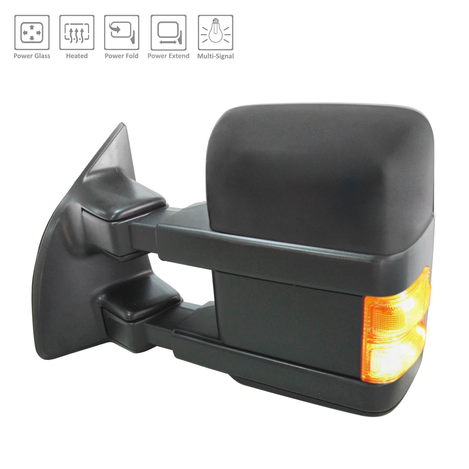 Left Side Mirror outside rear view 2009 - 2012 FORD F-250 SUPER DUTY  FO1320487 9C3Z17683CA