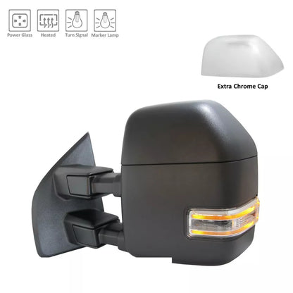 Left Side Mirror outside rear view 2017 - 2022 FORD F-250 SUPER DUTY  FO1320607 HC3Z17683BA