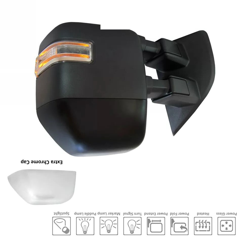 Espejo retrovisor exterior izquierdo 2017 - 2022 FORD F-250 SUPER DUTY FO1320611 HC3Z17683KA-PFM