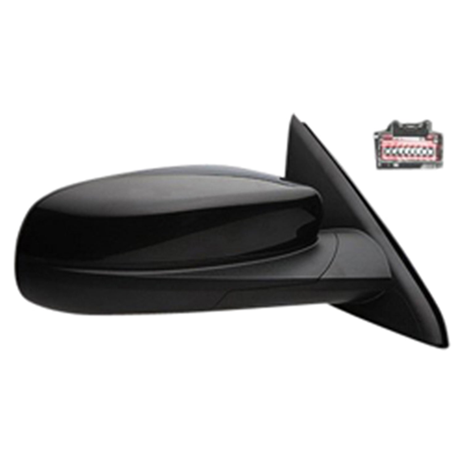 Right Side Mirror outside rear view 2010 - 2011 FORD TAURUS  FO1321362 AG1Z17682B-PFM