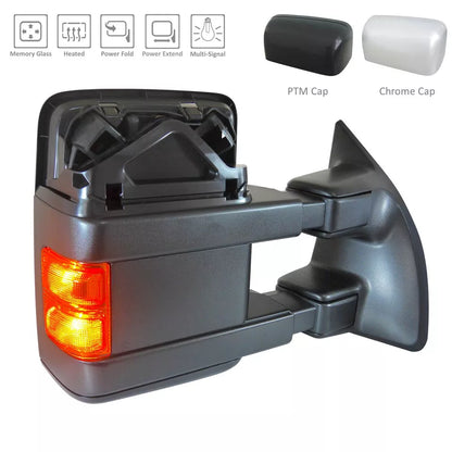 Right Side Mirror outside rear view 2008 - 2009 FORD F-250 SUPER DUTY  FO1321428 8C3Z17682DB