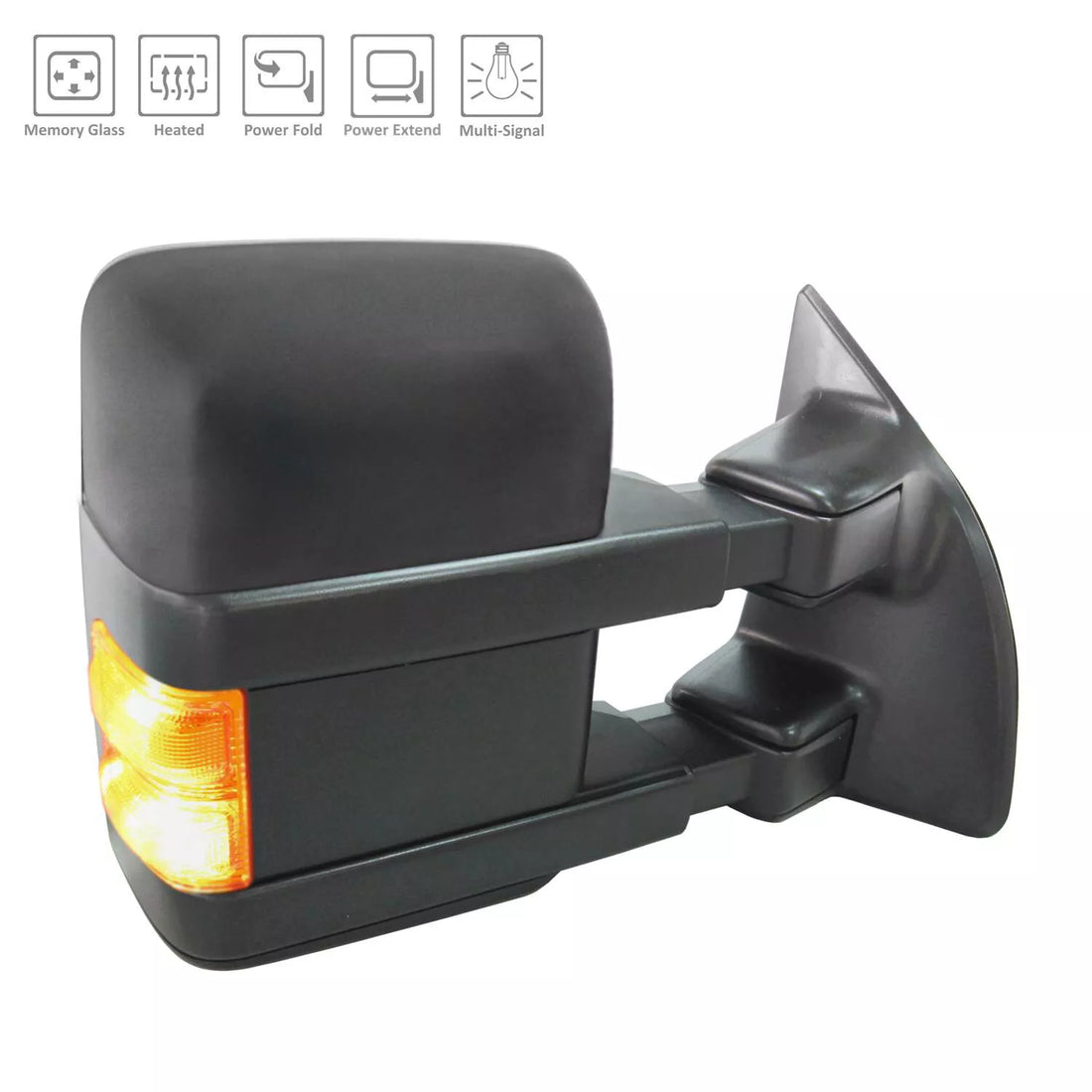 Right Side Mirror outside rear view 2011 - 2016 FORD F-250 SUPER DUTY FO1321490 BC3Z17682FA