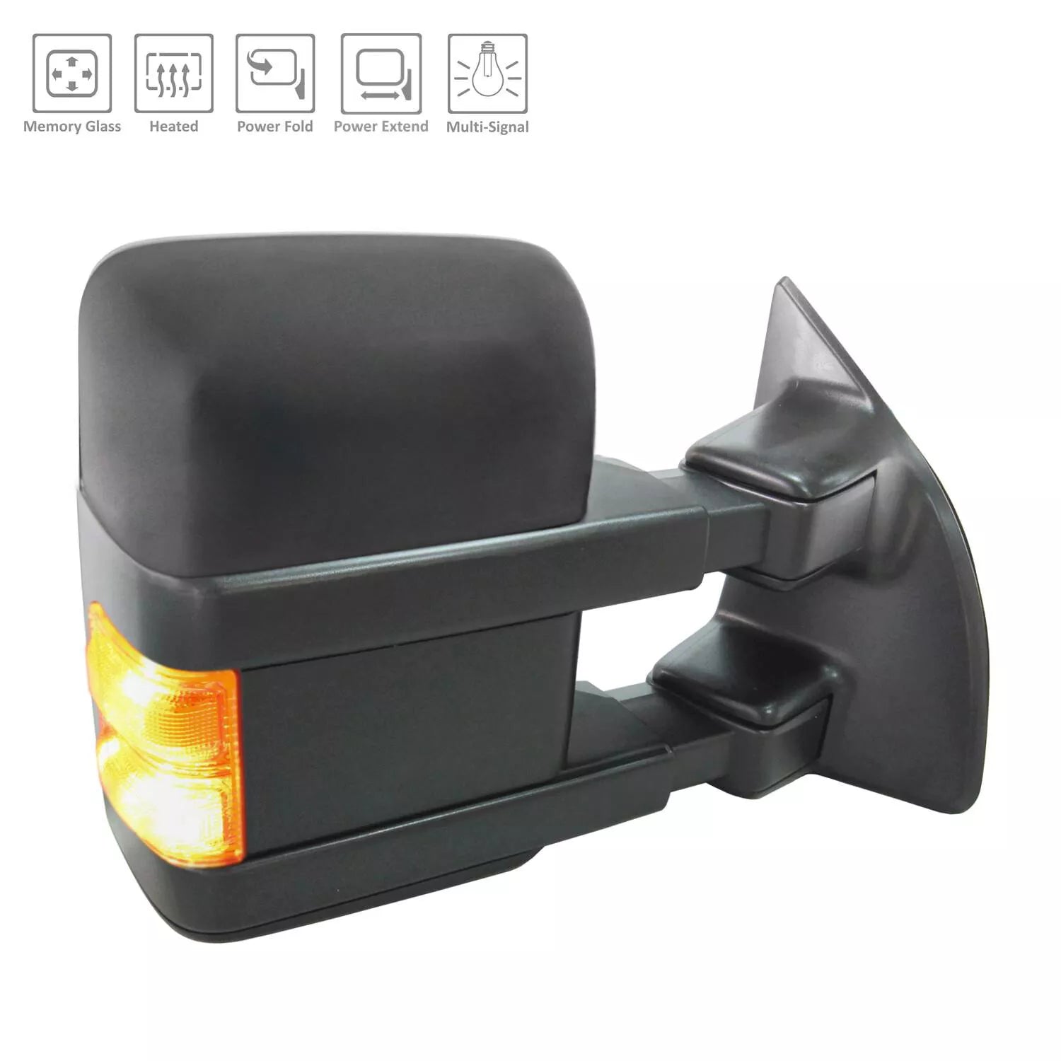 Right Side Mirror outside rear view 2011 - 2016 FORD F-250 SUPER DUTY  FO1321490 BC3Z17682FA