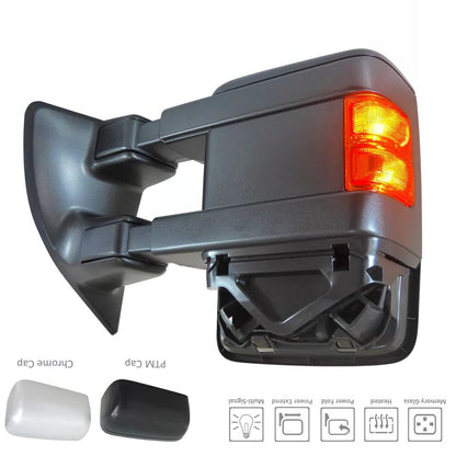 Right Side Mirror outside rear view 2011 - 2016 FORD F-250 SUPER DUTY  FO1321493 BC3Z17682LA