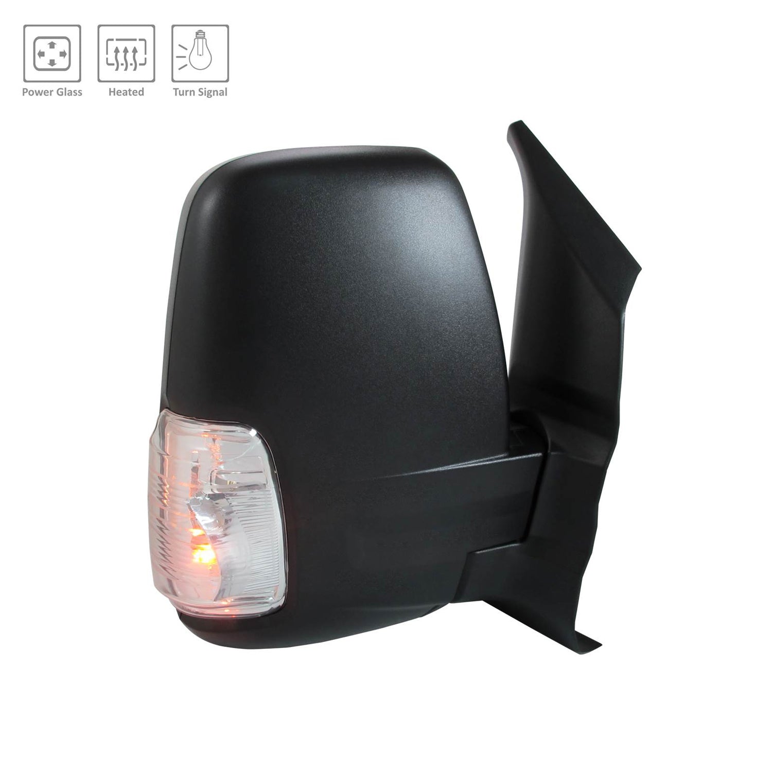 Right Side Mirror outside rear view 2015 - 2017 FORD TRANSIT-150  FO1321552 CK4Z17682CA