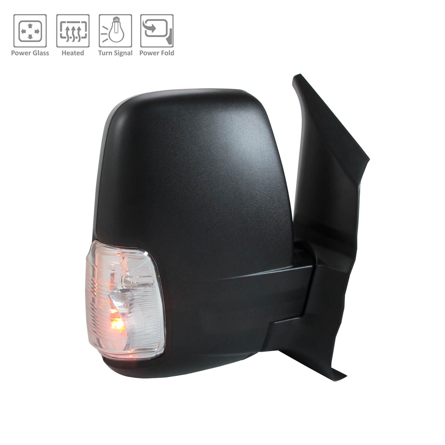 Right Side Mirror outside rear view 2018 - 2019 FORD TRANSIT-150  FO1321602 JK4Z17682AB