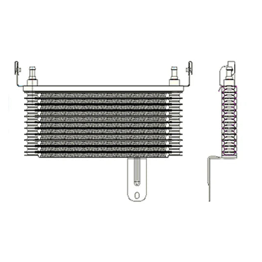 Conjunto de enfriador de transmisión 2003 - 2003 FORD E-350 CLUB WAGON FO4050107 4C2Z7A095DA