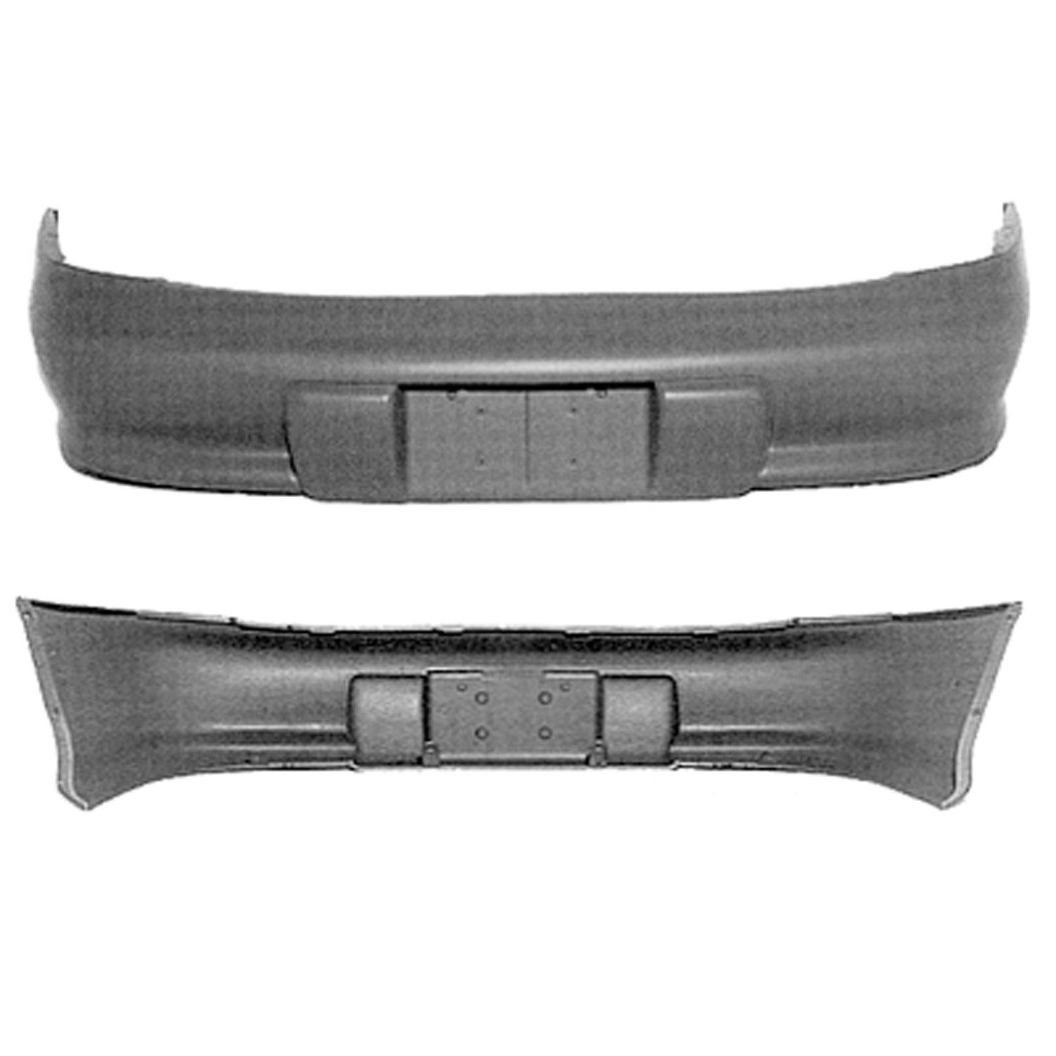 Rear bumper cover 1995 - 1999 CHEVROLET CAVALIER  GM1100510 22597562