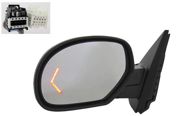 Left Side Mirror outside rear view 2007 - 2014 CHEVROLET AVALANCHE GM1320436 25831236-PFM