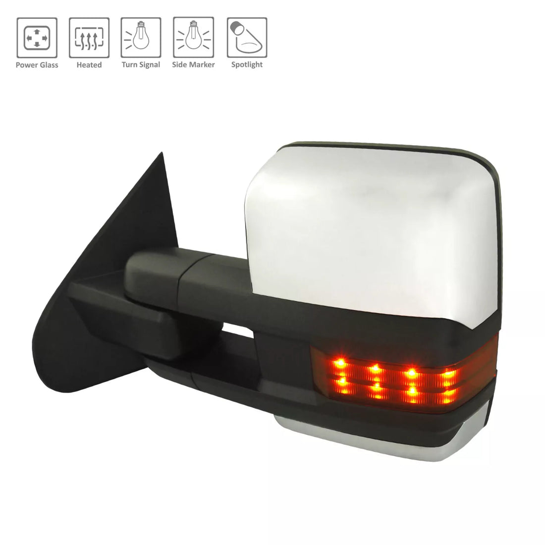 Left Side Mirror outside rear view 2015 - 2018 CHEVROLET SILVERADO 1500 GM1320512 84228887