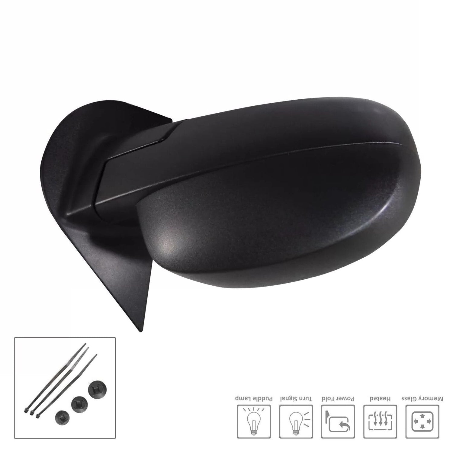 Right Side Mirror outside rear view 2007 - 2014 CHEVROLET SUBURBAN 1500  GM1321324 25779805