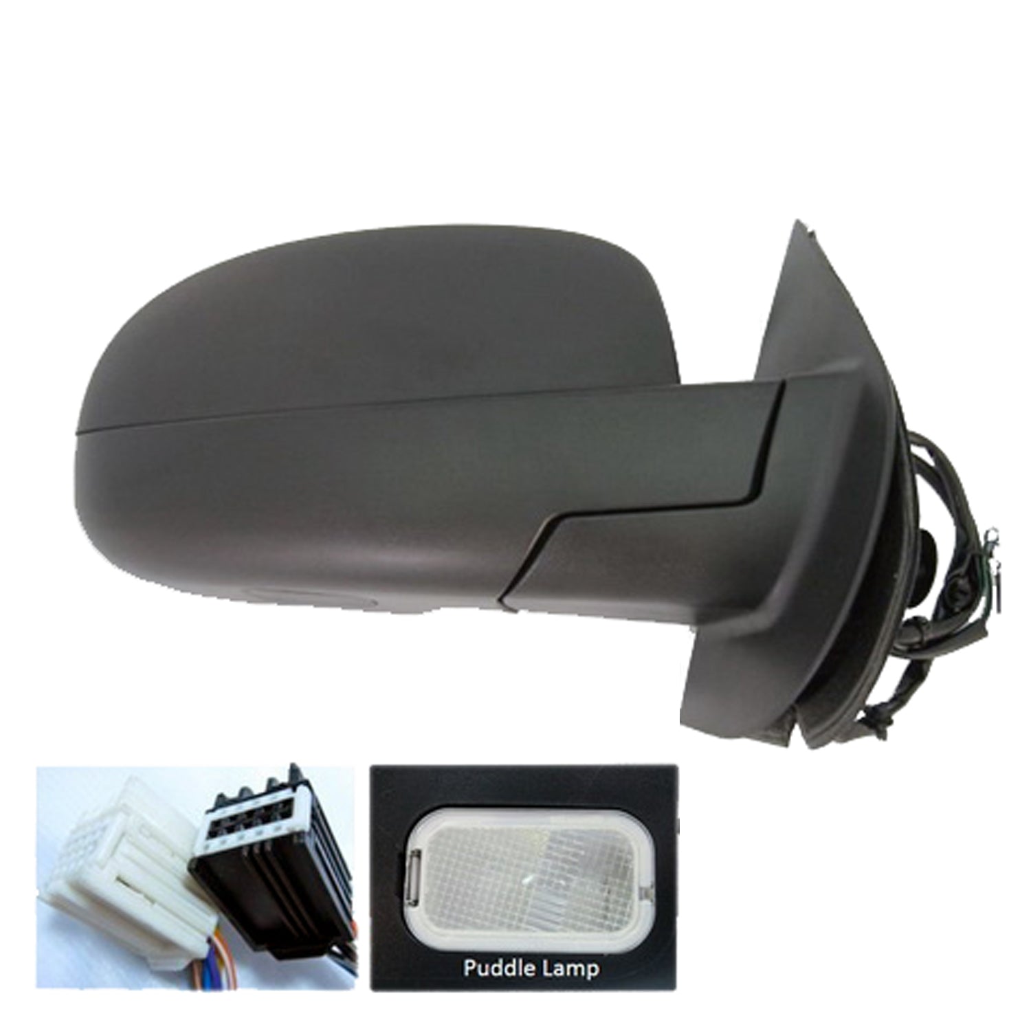 Right Side Mirror outside rear view 2007 - 2014 CHEVROLET SUBURBAN 1500  GM1321435 25779805-PFM