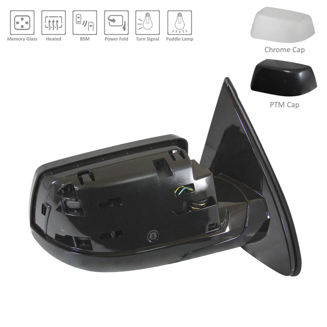 Right Side Power Door Mirror 2015 - 2020 Chevrolet Suburban GM1321508 84664795