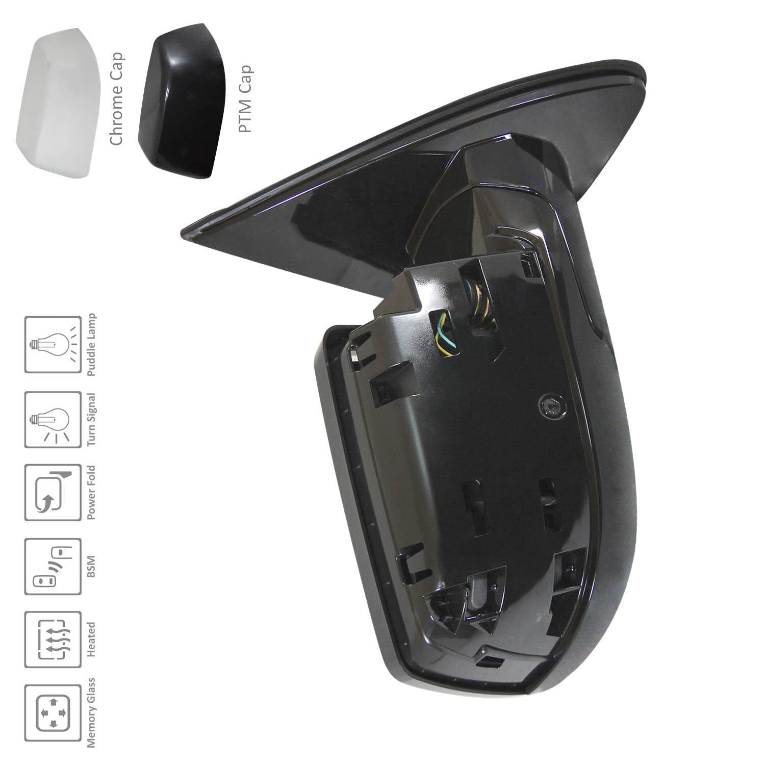 Right Side Power Door Mirror 2015 - 2020 Chevrolet Suburban GM1321508 84664795