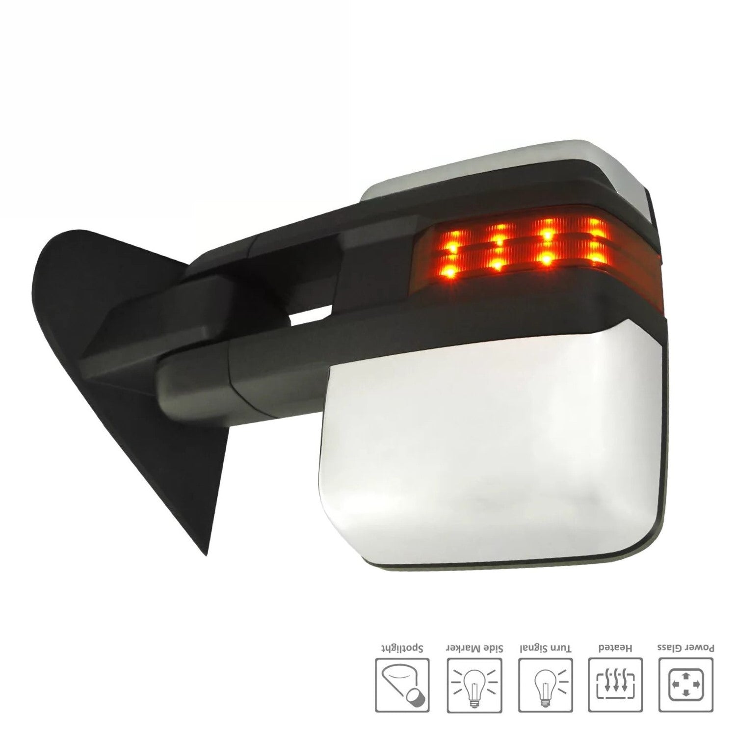 Right Side Mirror outside rear view 2015 - 2018 CHEVROLET SILVERADO 1500  GM1321512 23241616