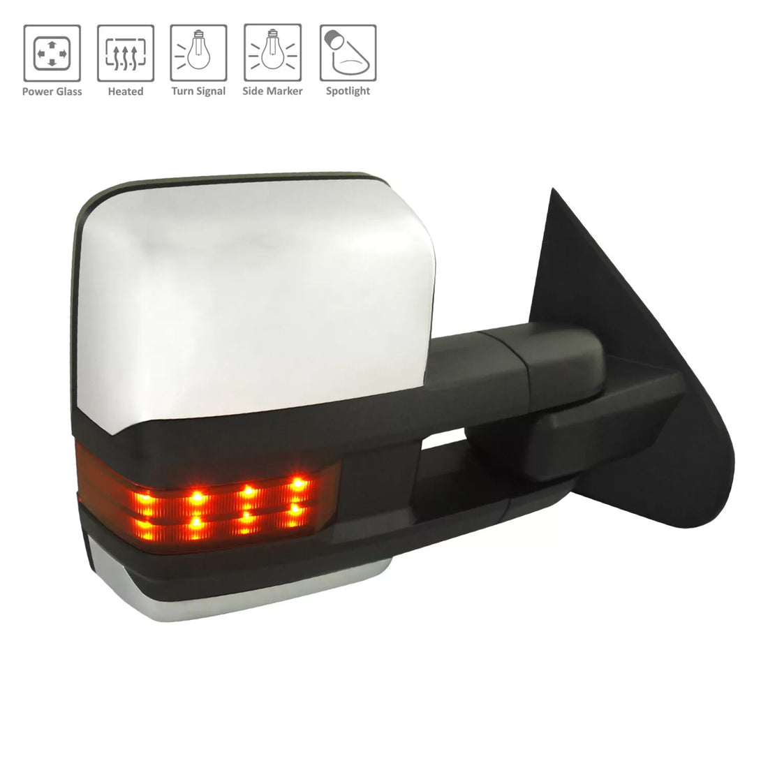 Right Side Mirror outside rear view 2015 - 2018 CHEVROLET SILVERADO 1500 GM1321512 23241616