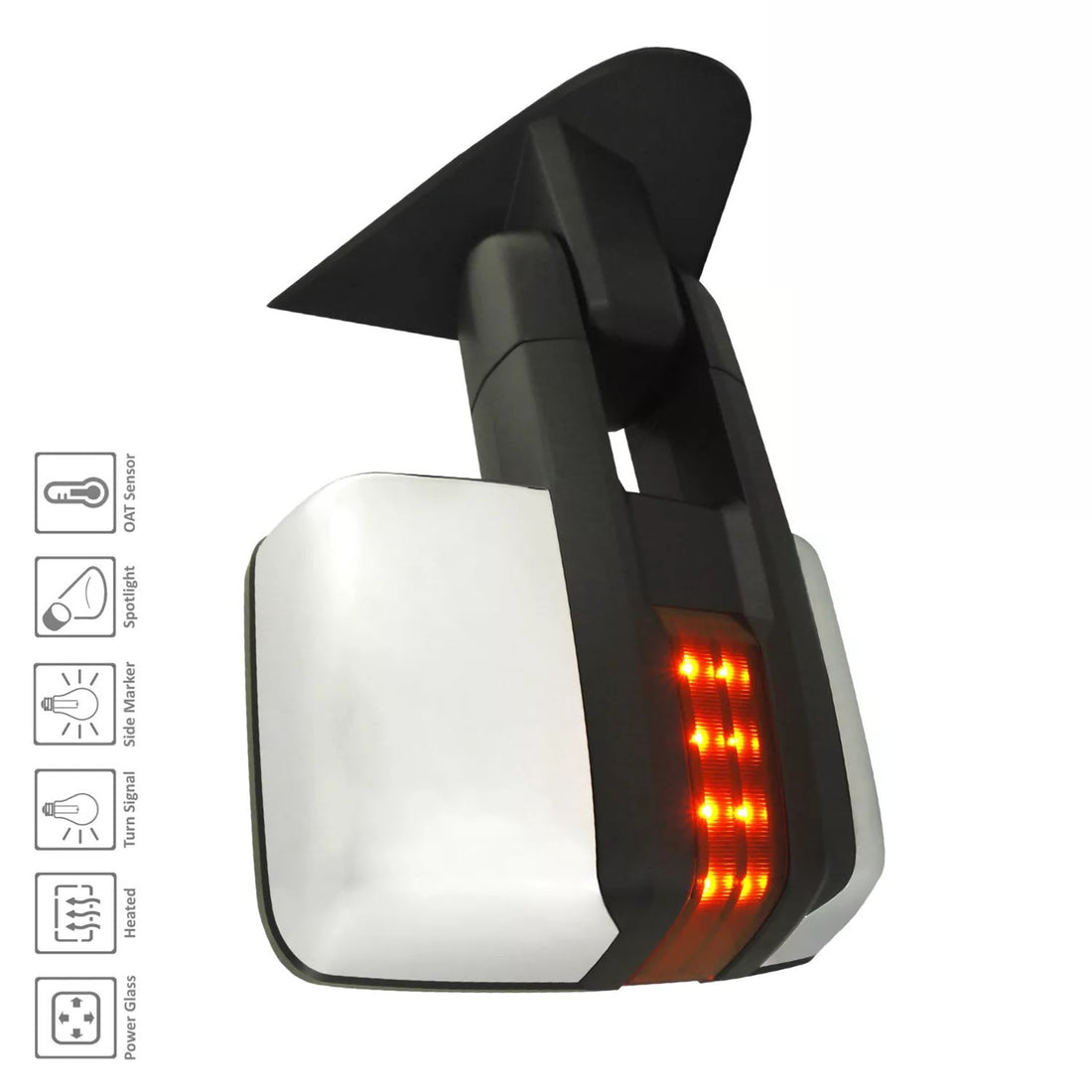 Right Side Mirror outside rear view 2015 - 2018 CHEVROLET SILVERADO 1500  GM1321513 84228896