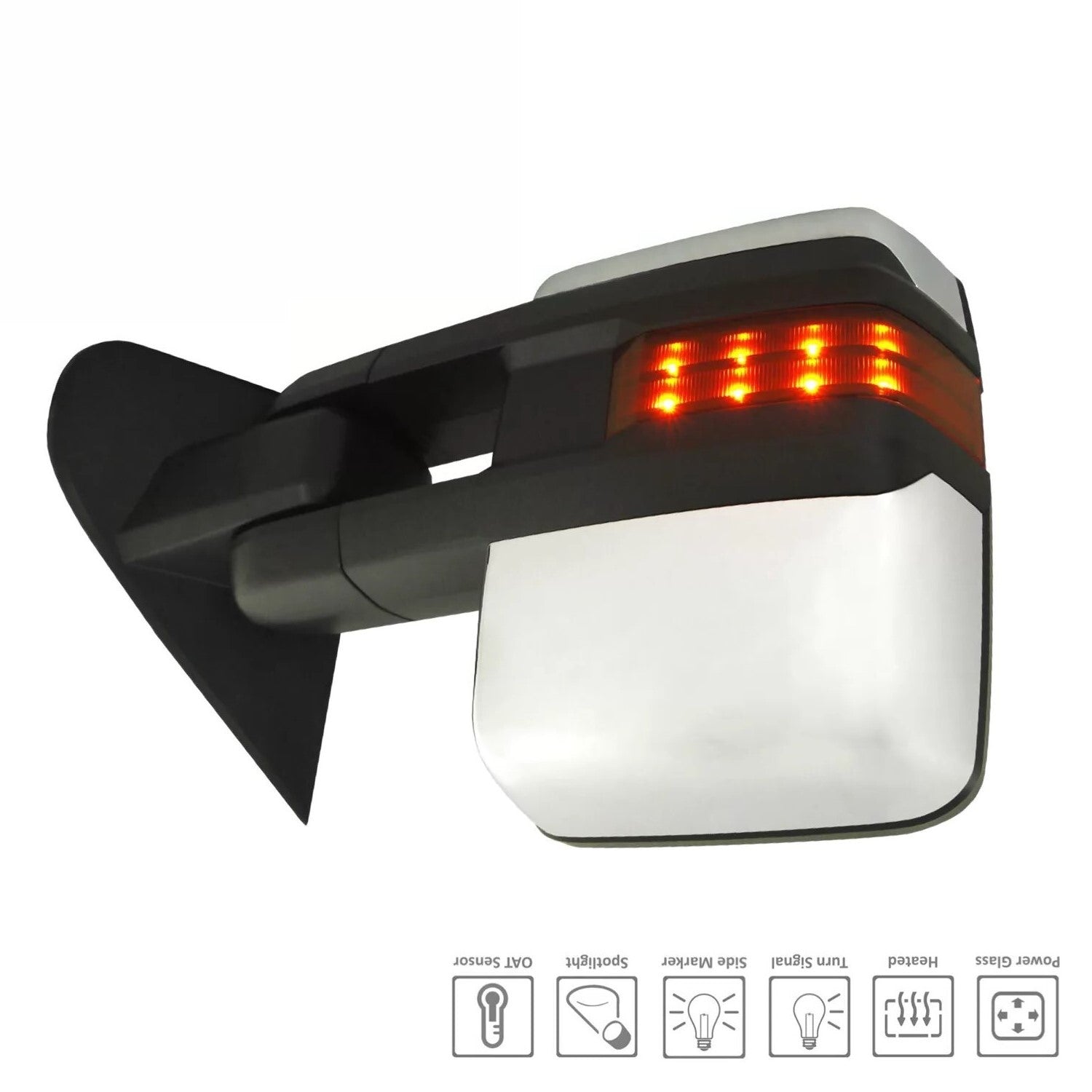 Right Side Mirror outside rear view 2015 - 2018 CHEVROLET SILVERADO 1500  GM1321513 84228896