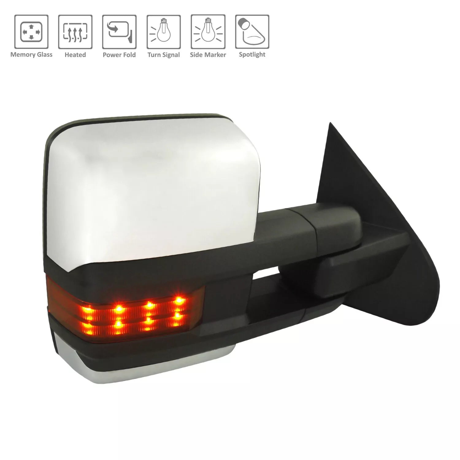 Right Side Power Door Mirror 2015 - 2019 Chevrolet Silverado 1500 GM1321514 84228892