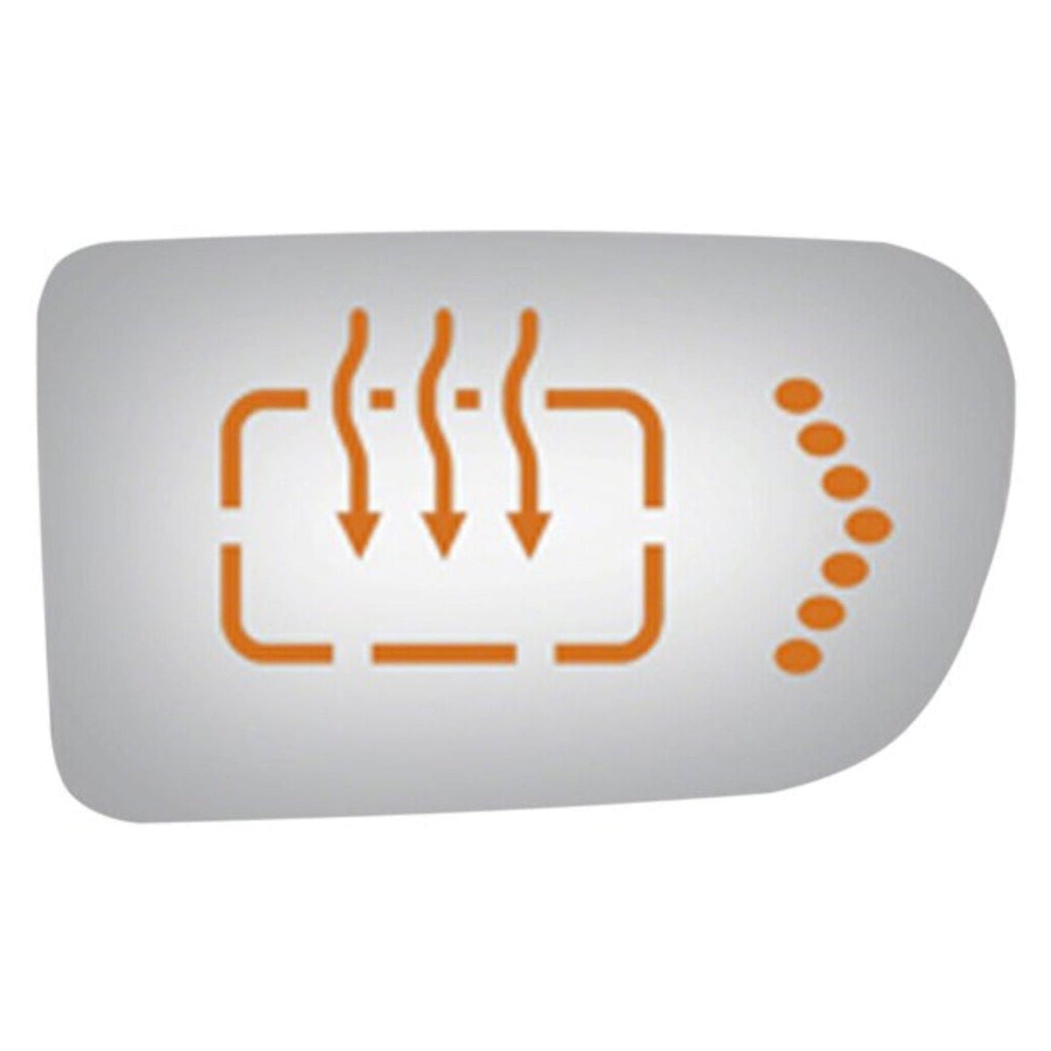 Driver Side Replacement Mirror Glass 1999 - 2013 Chevrolet Silverado 1500 GM1323772 GM1323772