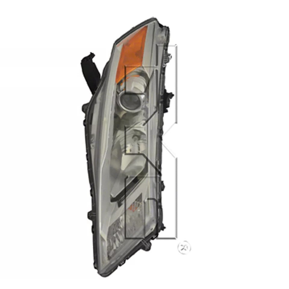 Left Side Headlamp assy composite 2013 - 2015 HONDA CROSSTOUR CAPA HO2502155C 33150TP6A21