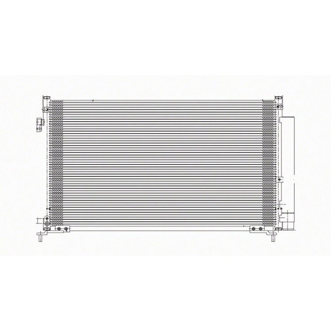 Air conditioning condenser 2006 - 2011 HONDA CIVIC HO3030143 80102SVAA03