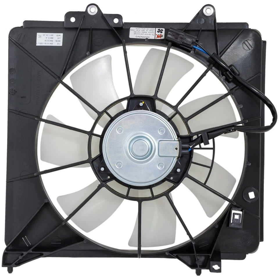 Radiator Fan Assembly Left  Side 2009 - 2010 HONDA FIT HO3115150 19030RB0004-PFM