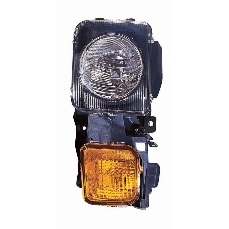 Left Side Headlight Assembly 2006 - 2010 HUMMER H3 CAPA HU2502100C 15951163