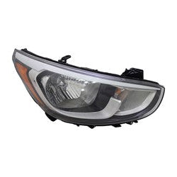 Left Side Headlamp Assembly composite 2015 - 2017 HYUNDAI ACCENT CAPA HY2502192C 921011R710