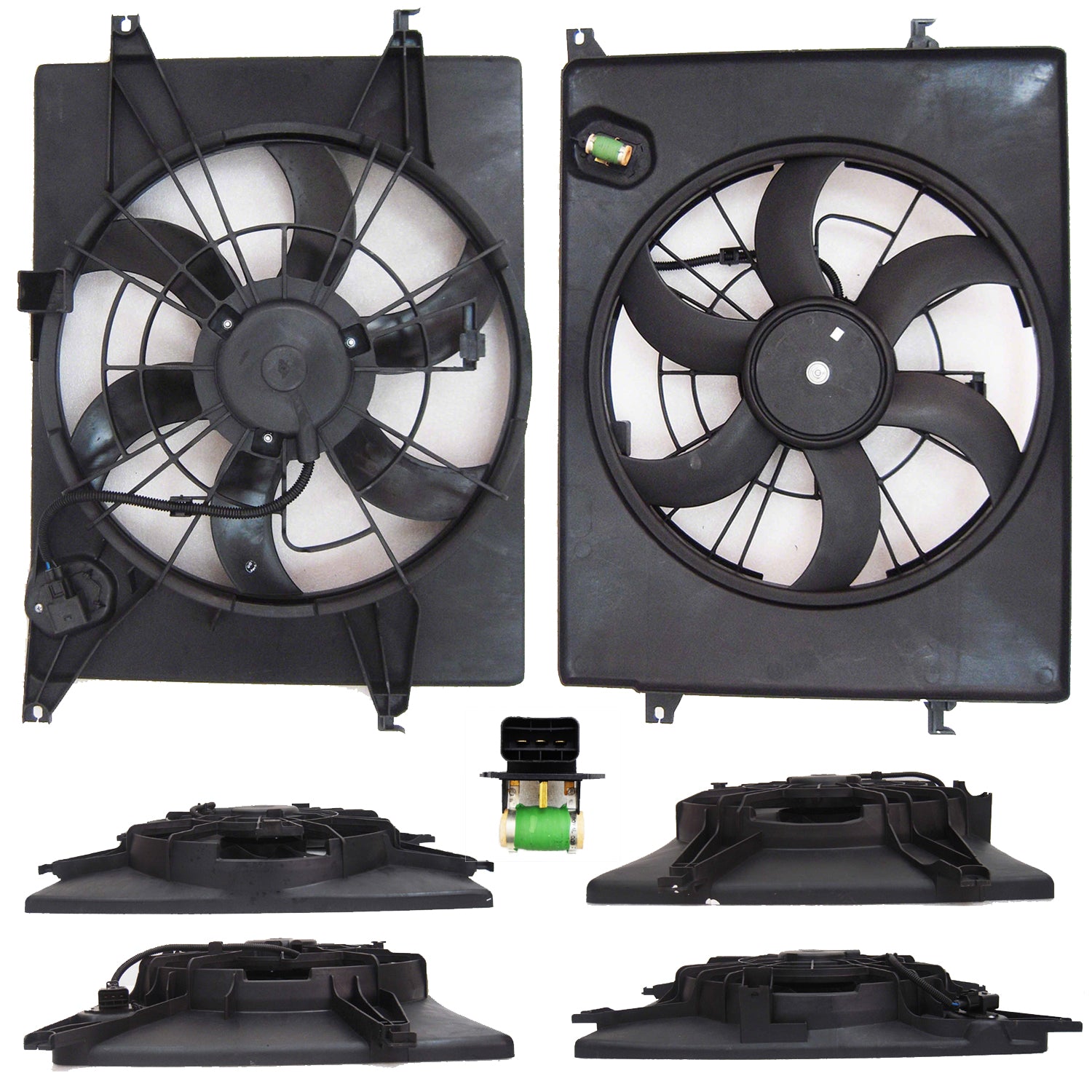 Radiator cooling fan assy 2011 - 2012 HYUNDAI SONATA  HY3115139 253804R280