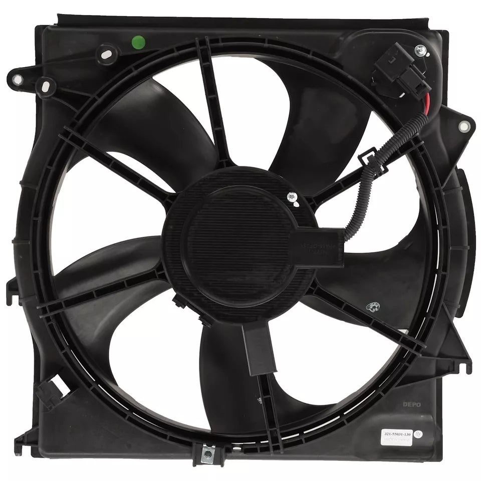 Radiator cooling fan assy 2015 - 2017 HYUNDAI SONATA HY3115153 25380C2100