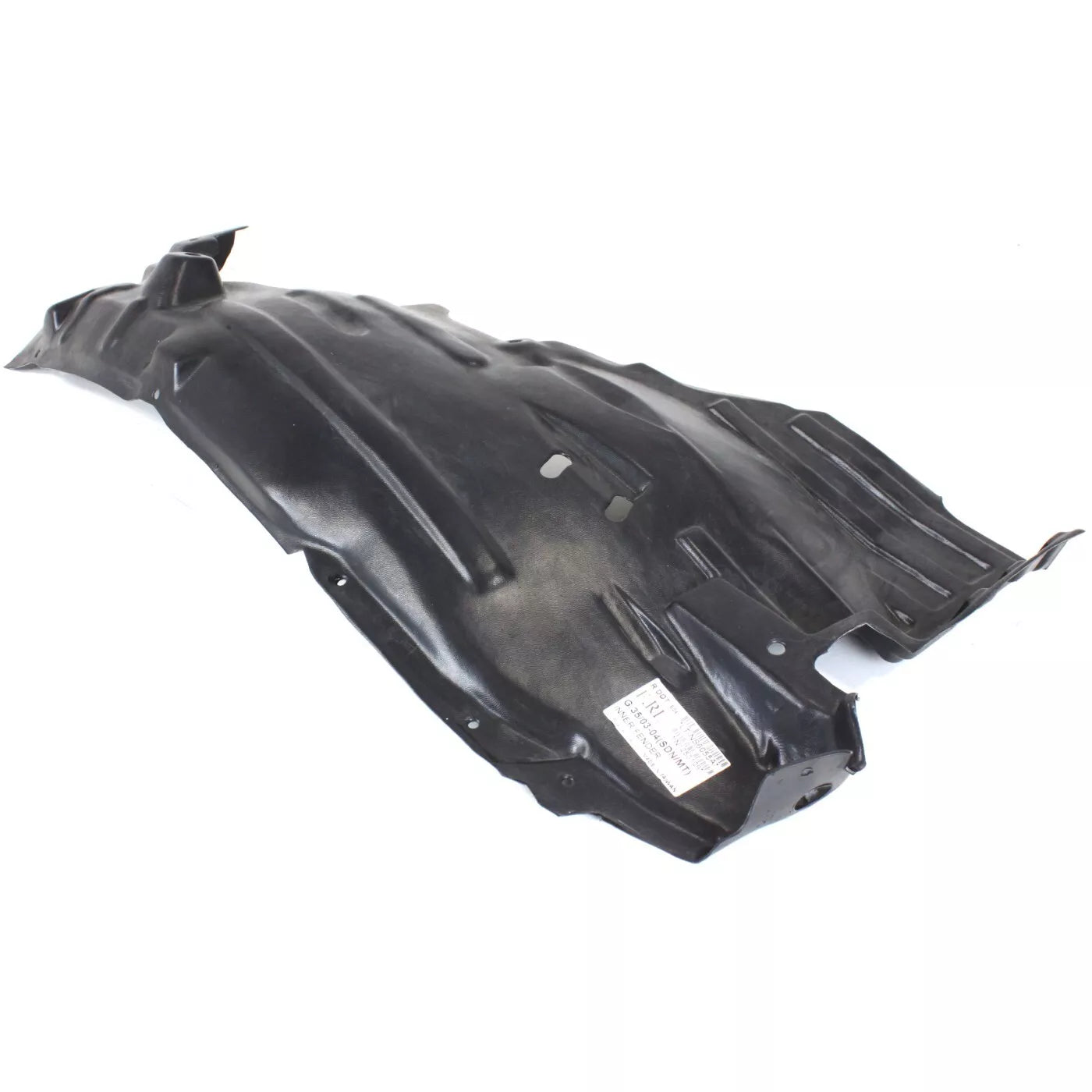 Protector contra salpicaduras del guardabarros delantero izquierdo 2003 - 2004 INFINITI G35 IN1250109 63843AC100